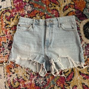 BDG High Rise Denim Shorts